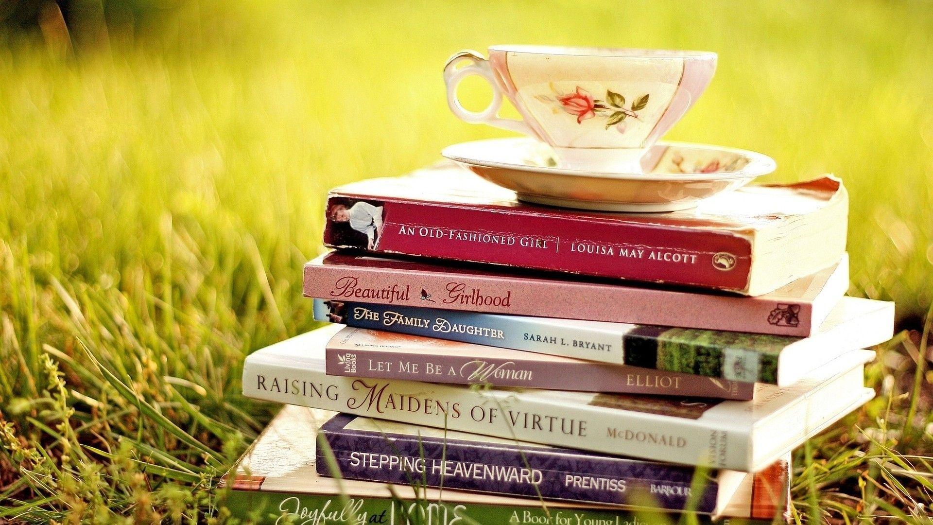 Tea and Books Wallpapers - Top Free Tea and Books Backgrounds -  WallpaperAccess