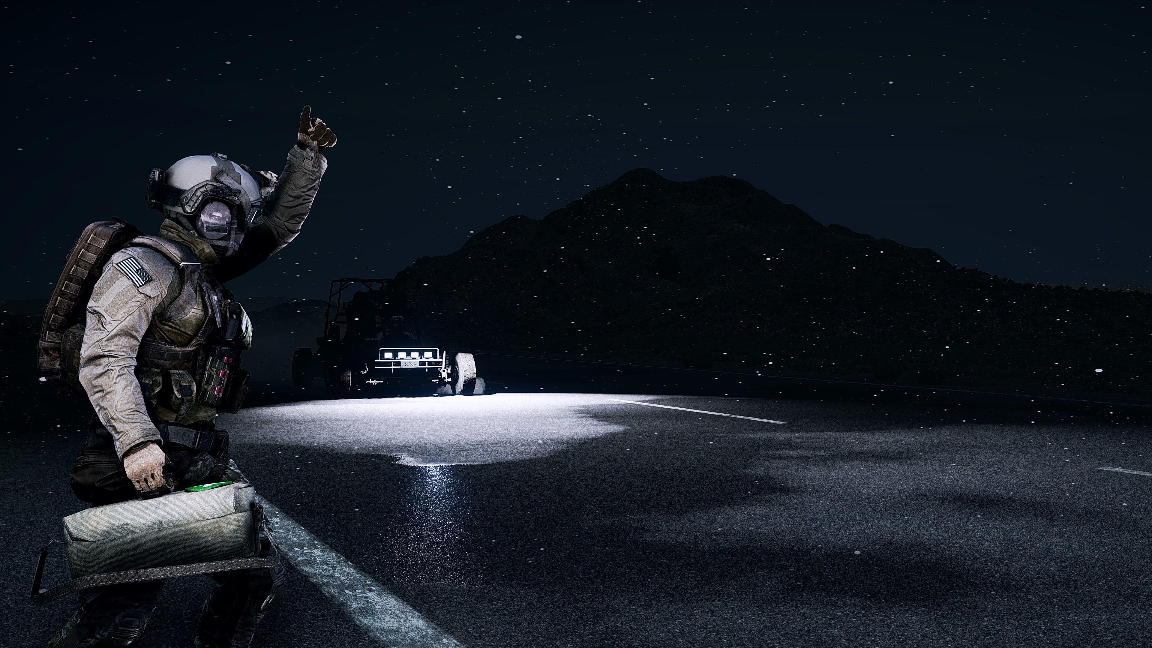 3840x2160 Desktop Wallpaper Battlefield 4 soldier US 3D Graphics