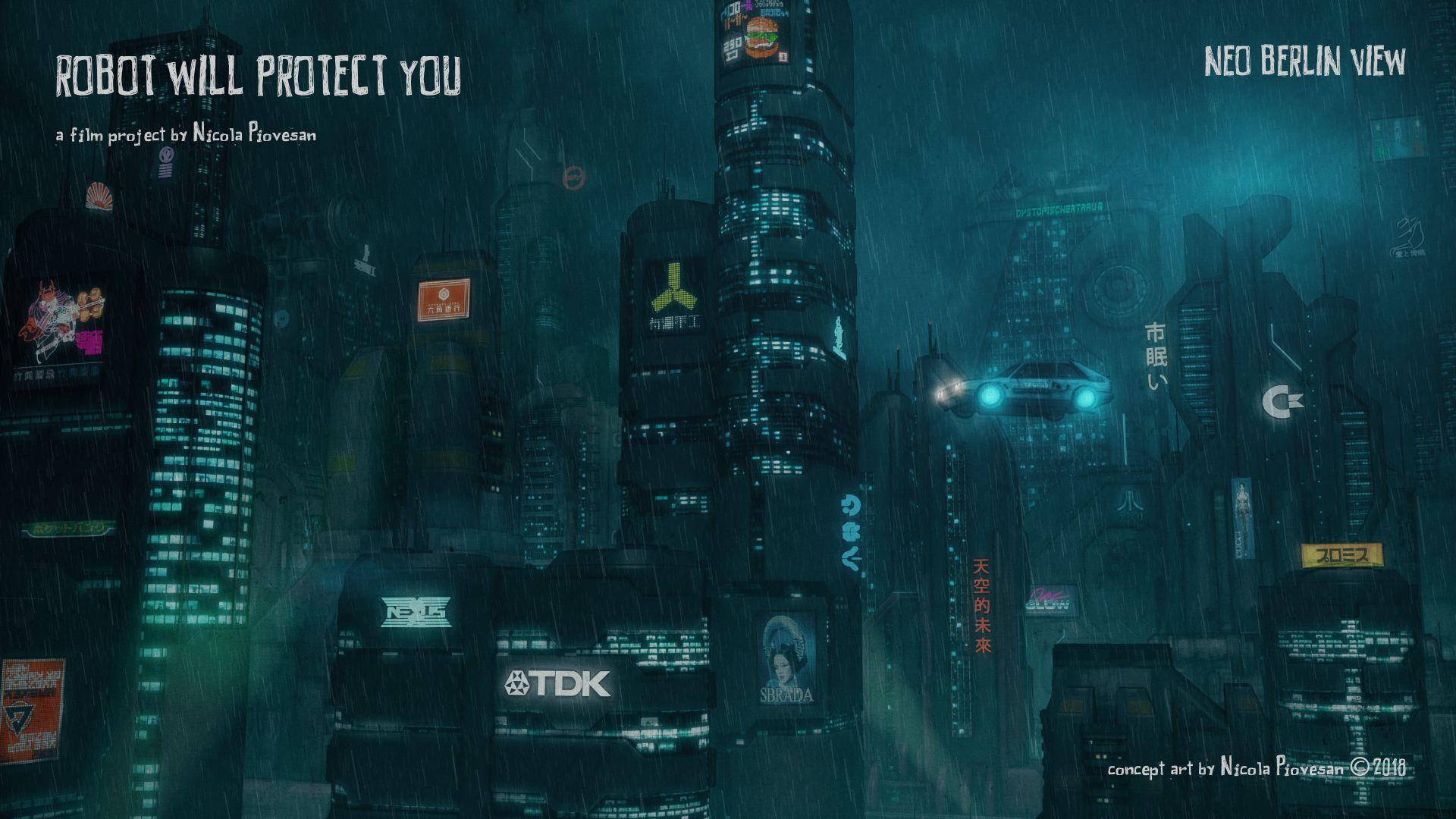 1920x1080 I'm working on a cyberpunk anime short film. My goal is to