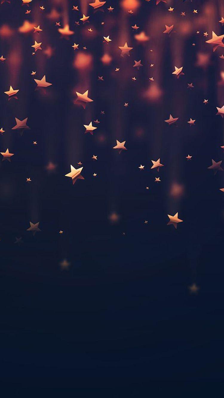 750x1334 Golden Falling Stars Hình nền iPhone 6.  ♡ Hình nền I