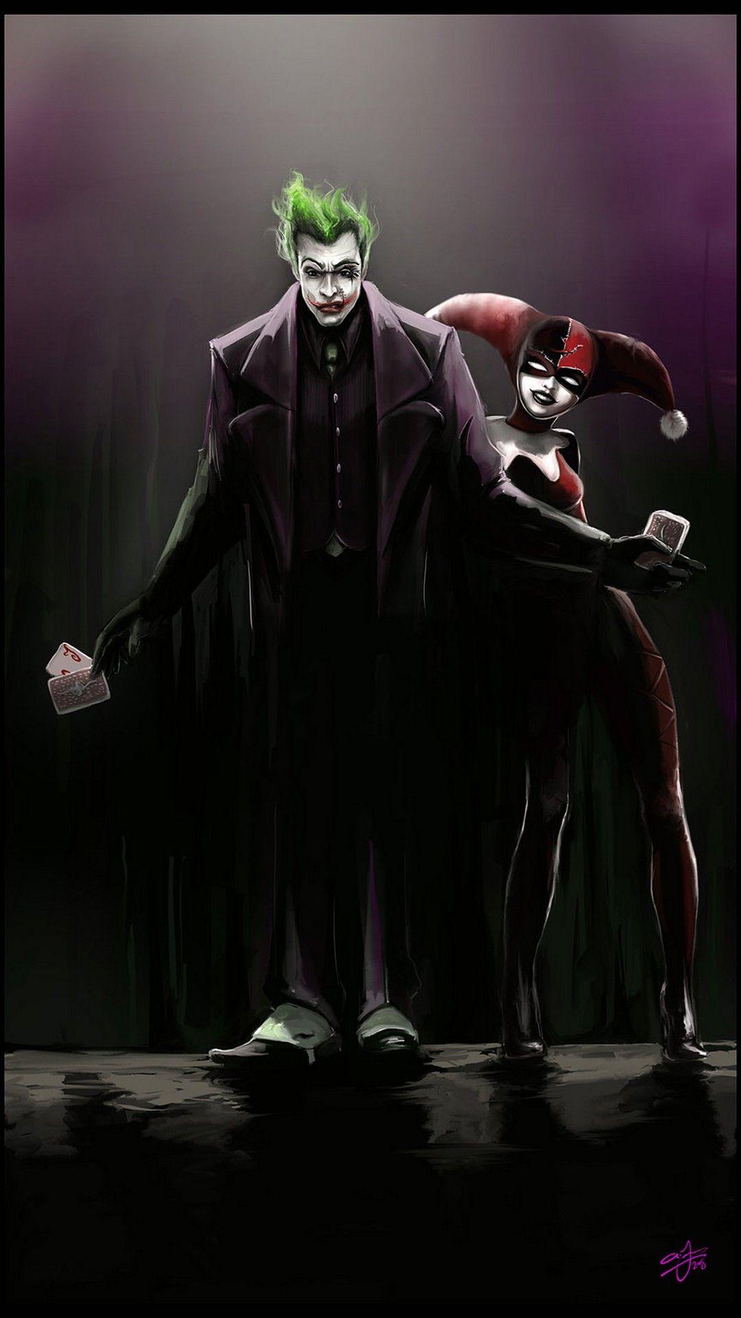 Hình nền 1080x1920 Joker Và Harley iPhone.  2019 Hình nền iPhone 3D
