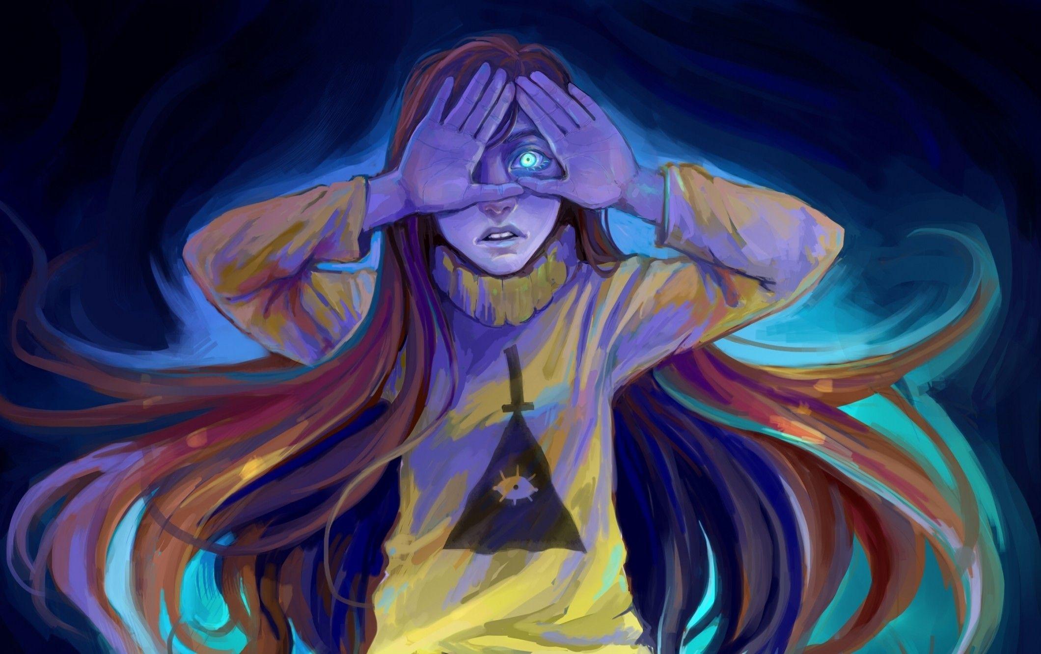 2120x1332 Download 2120x1332 Fantasy Girl, Shiny Eye, Illuminati