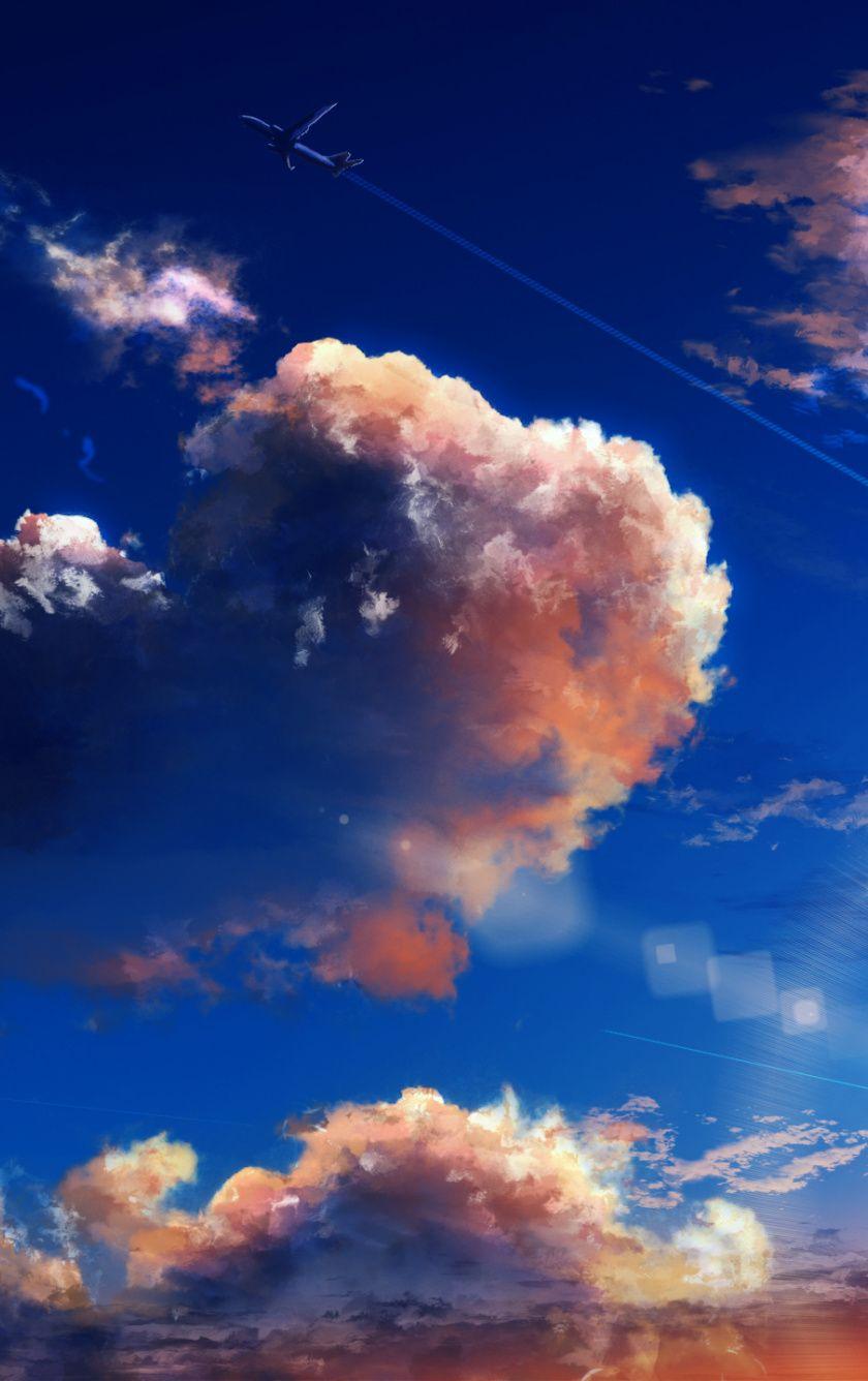 Anime Cloud Wallpapers - Top Free Anime Cloud Backgrounds - WallpaperAccess