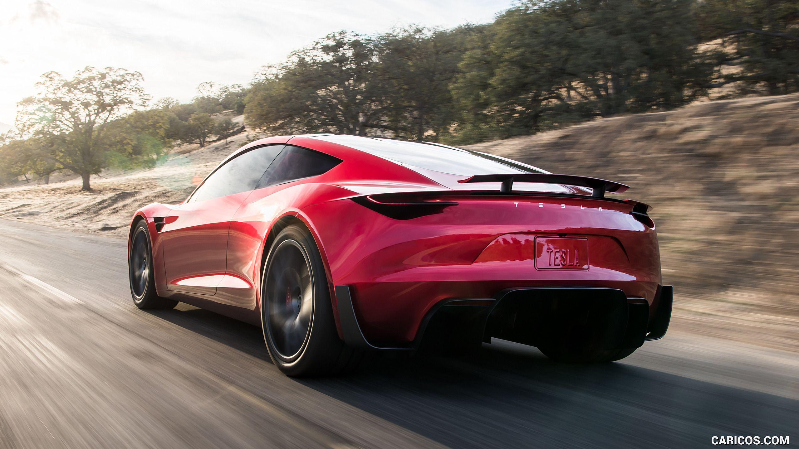 2560x1440 Tesla Roadster Three Quarter. HD Wallpaper