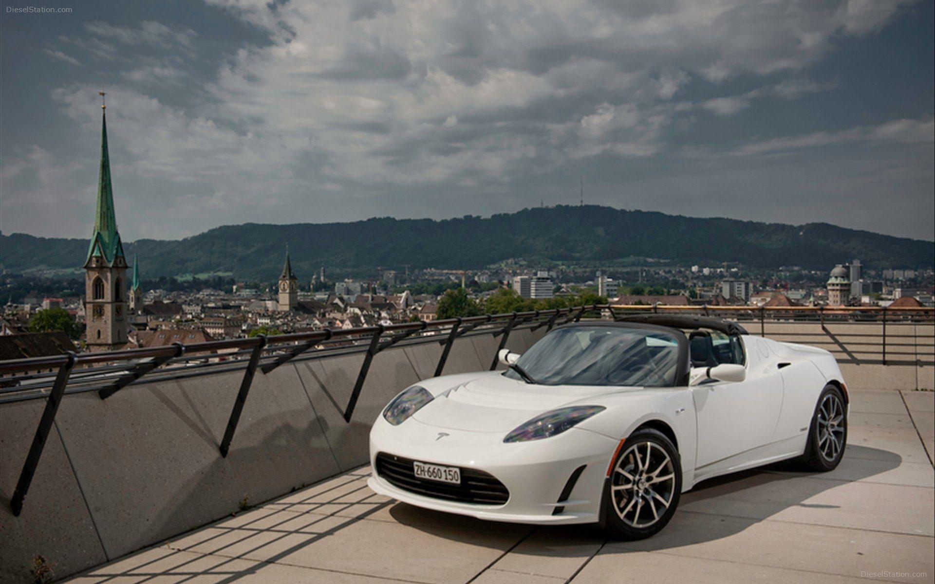 1920x1200 Tesla Roadster Wallpaper
