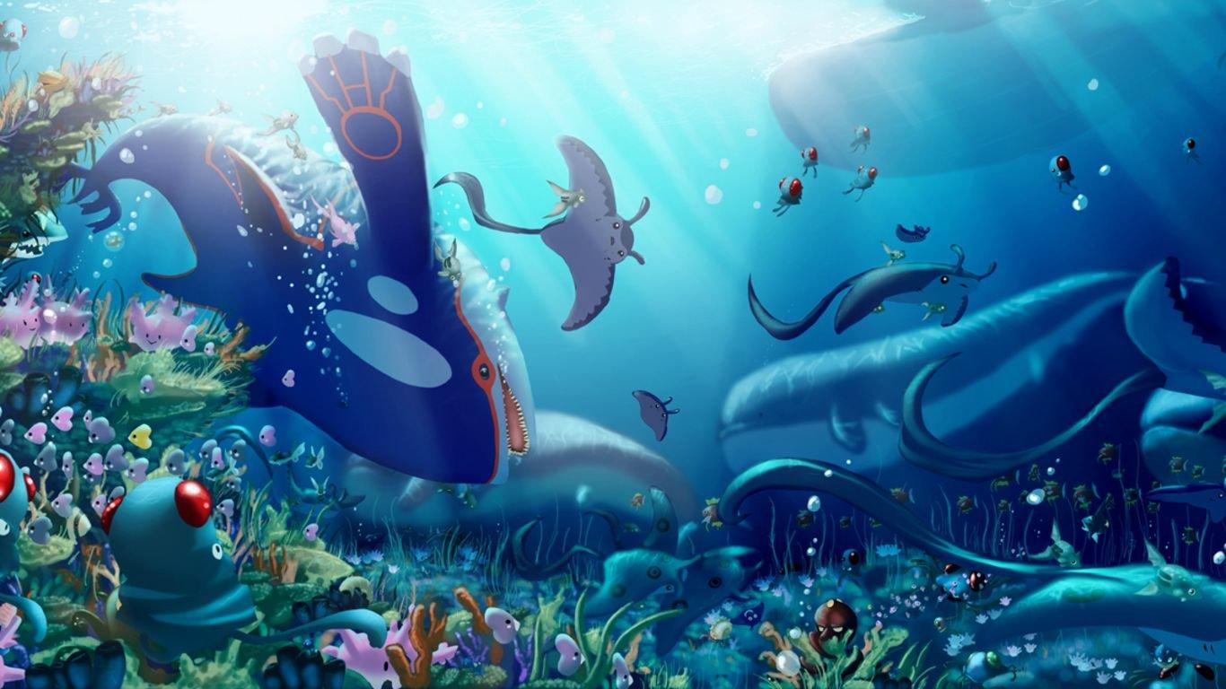 1366x768 Water Pokemon wallpaper 1366x768 (laptop) desktop background