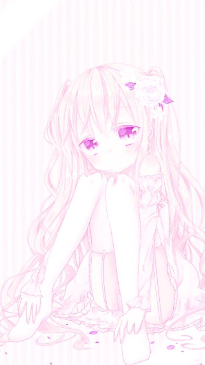 Kawaii Pink Anime Wallpapers Top Free Kawaii Pink Anime Backgrounds Wallpaperaccess