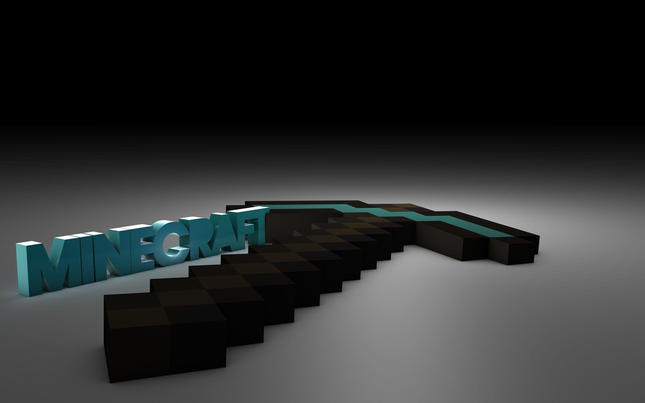 2560x1600 Minecraft 3D Logo Hình nền Trò chơi khác Hình nền Res