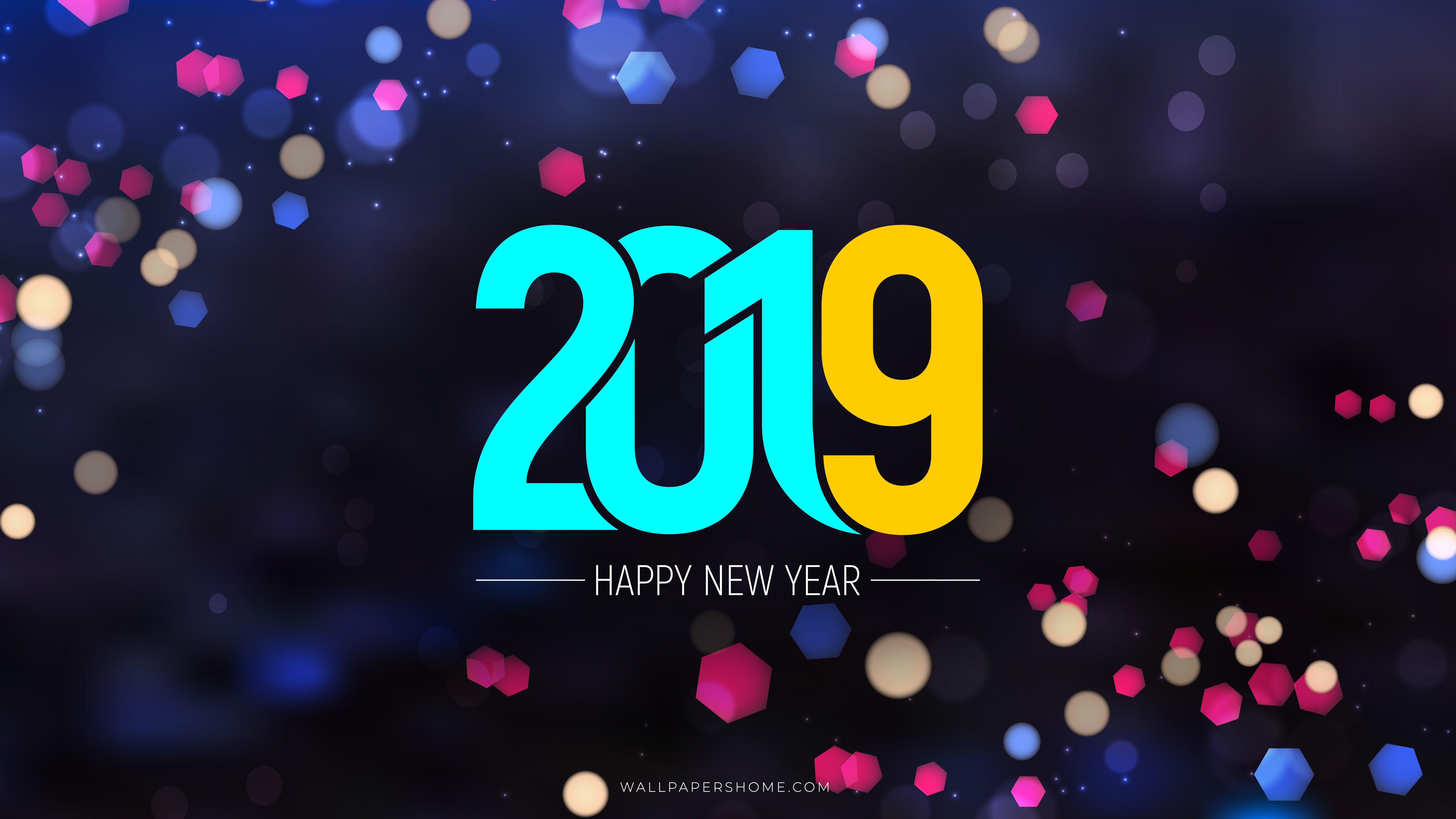 7680x4320 Wallpaper New Year Christmas, poster, 8k, Holidays