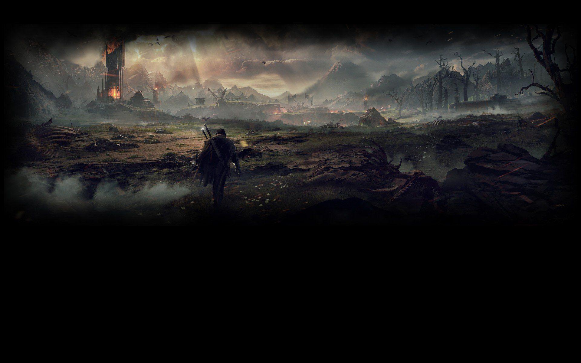 1920x1200 middle earth shadow of mordor wallpaper