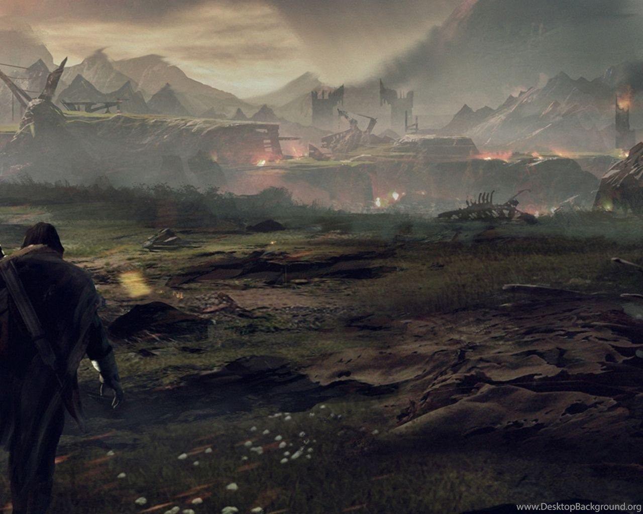 1280x1024 Download Wallpaper 2560x1024 Middle earth Shadow Of Mordor
