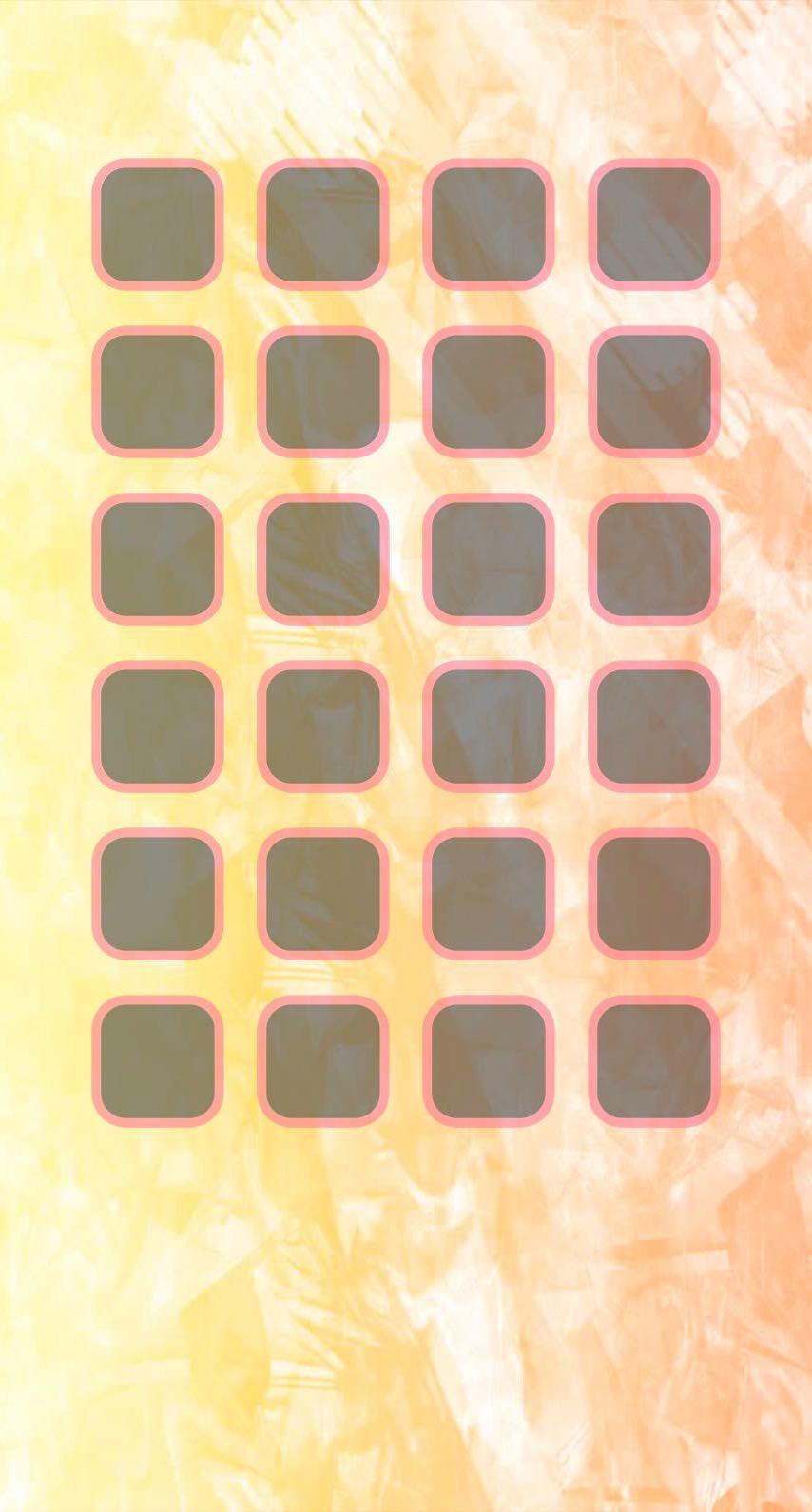 854x1590 Shelf pattern pastel yellow orange. wallpaper.sc iPhone8
