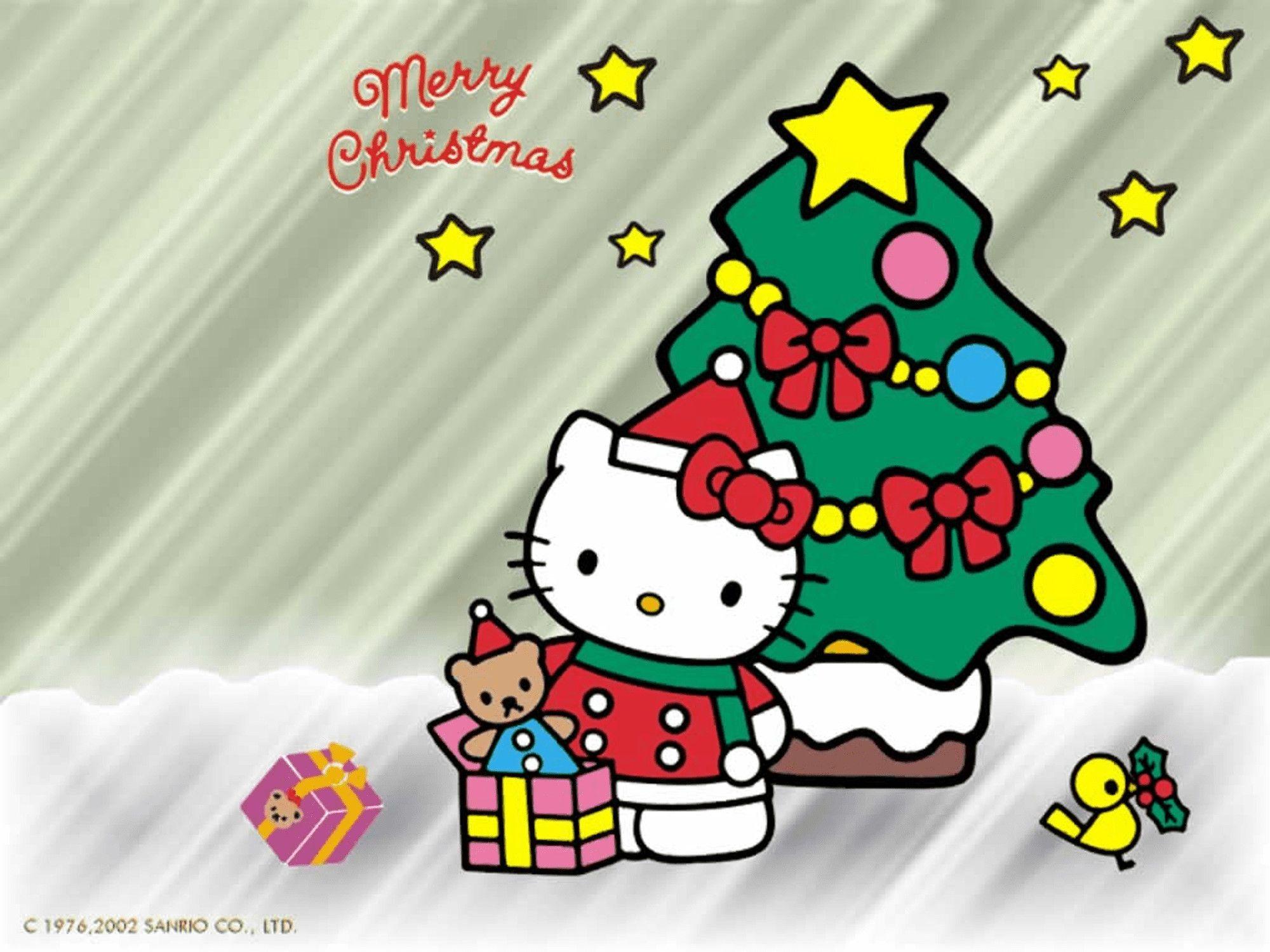 2000x1500 Hello Kitty Christmas Wallpaper