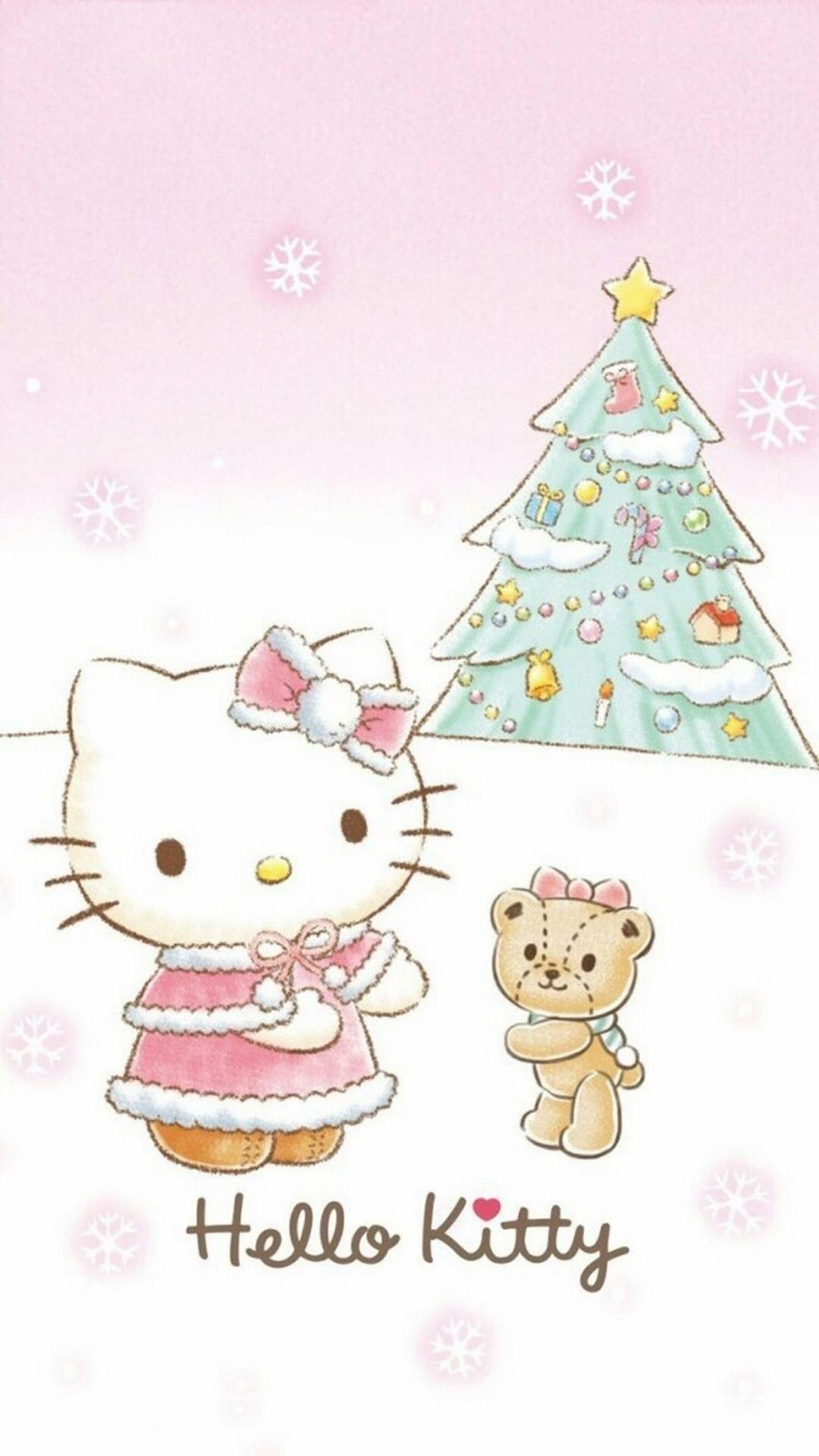 1080x1920 Hello Kitty et Tiny Chum / Christmas Wallpaper. Hello kitty background, Hello kitty wallpaper, Hello kitty picture