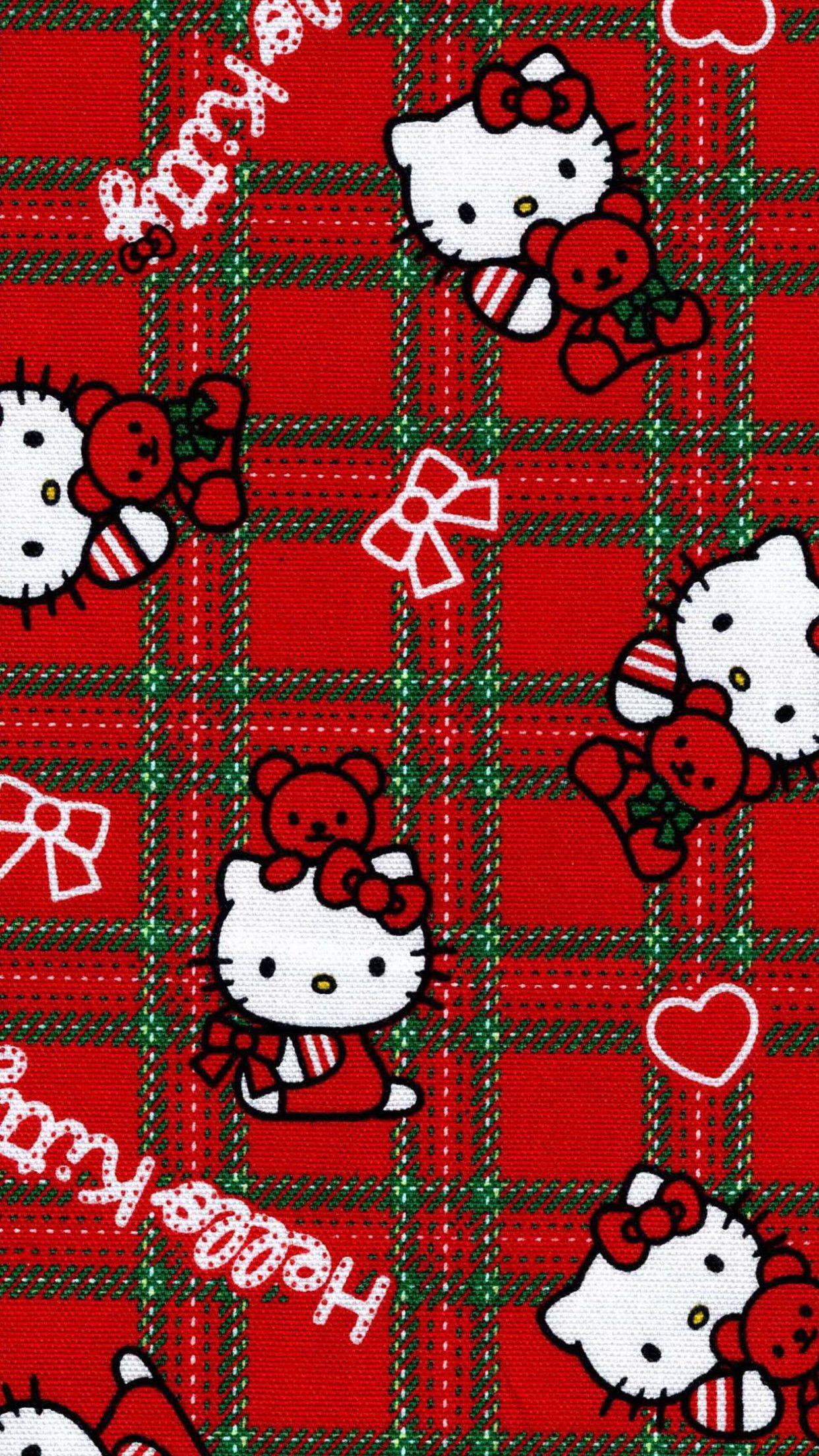 1242x2208 Hello Kitty Picture Background