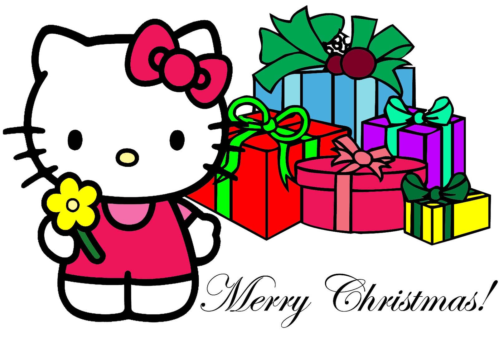 1600x1084 hello kitty christmas wallpaper desktop