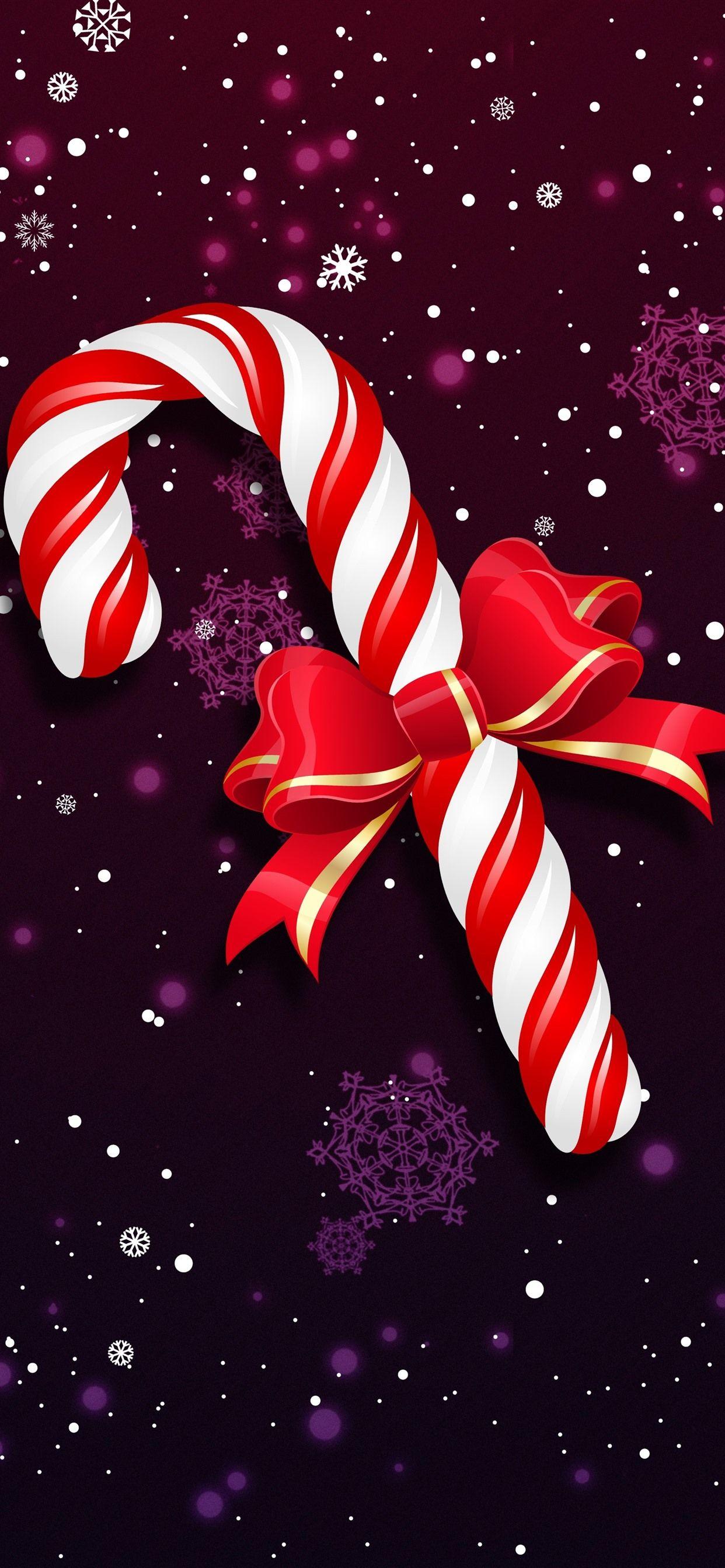 1242x2688 Candy, snowflakes, Christmas 1242x2688 iPhone XS Max
