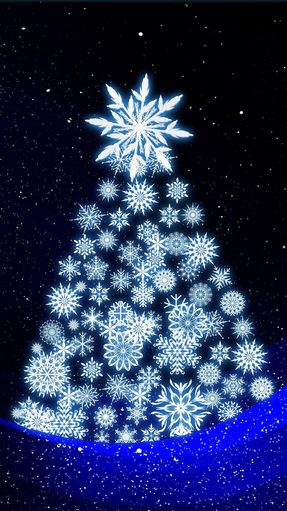 938x1668 Download wallpaper 938x1668 christmas tree, art, new year