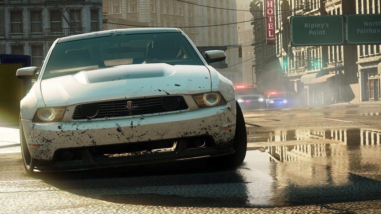 1244x700 Video games cars Ford Mustang Need for Speed Most Wanted