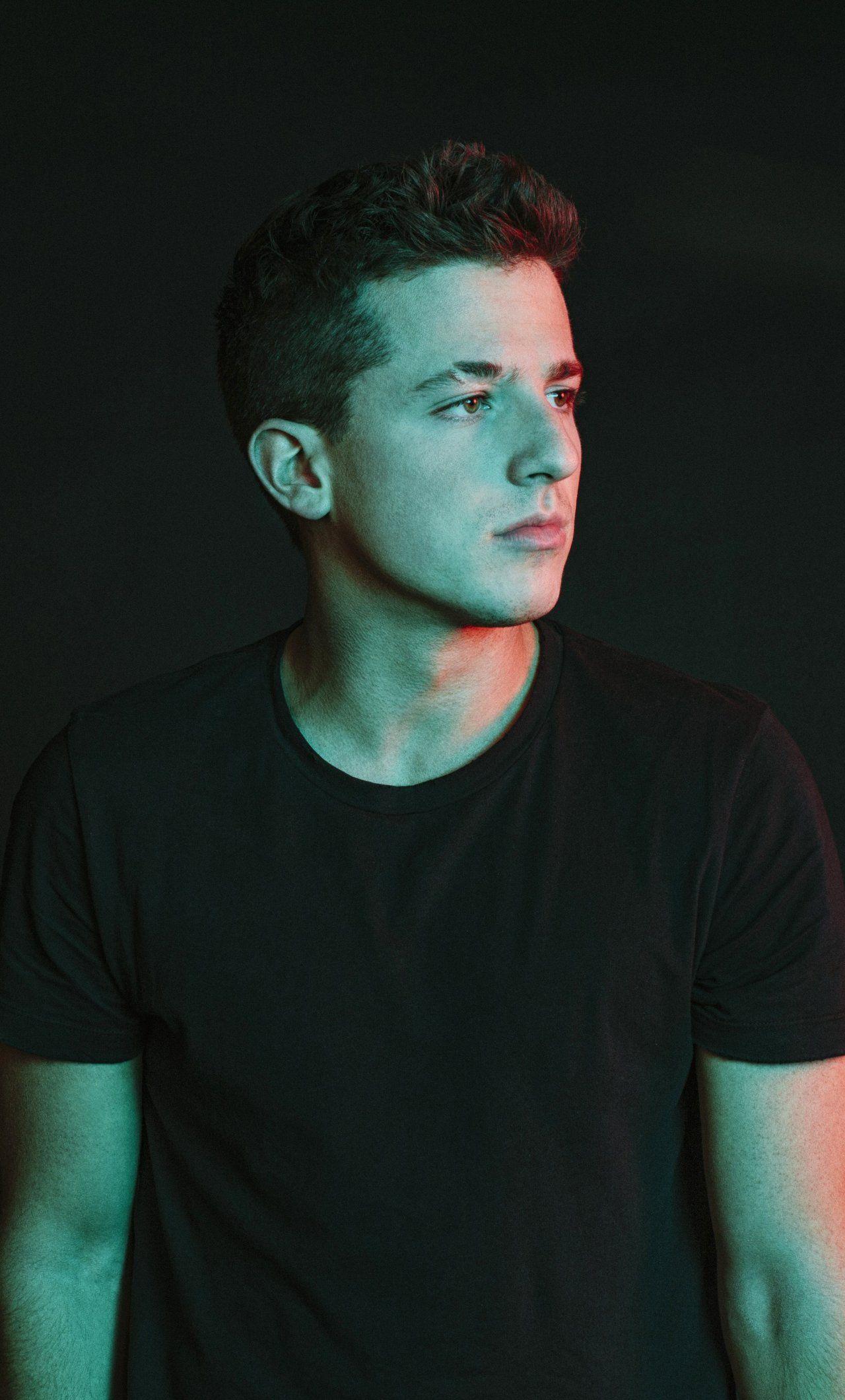 1280x2120 Charlie Puth in Black iPhone 6 plus Wallpaper, HD