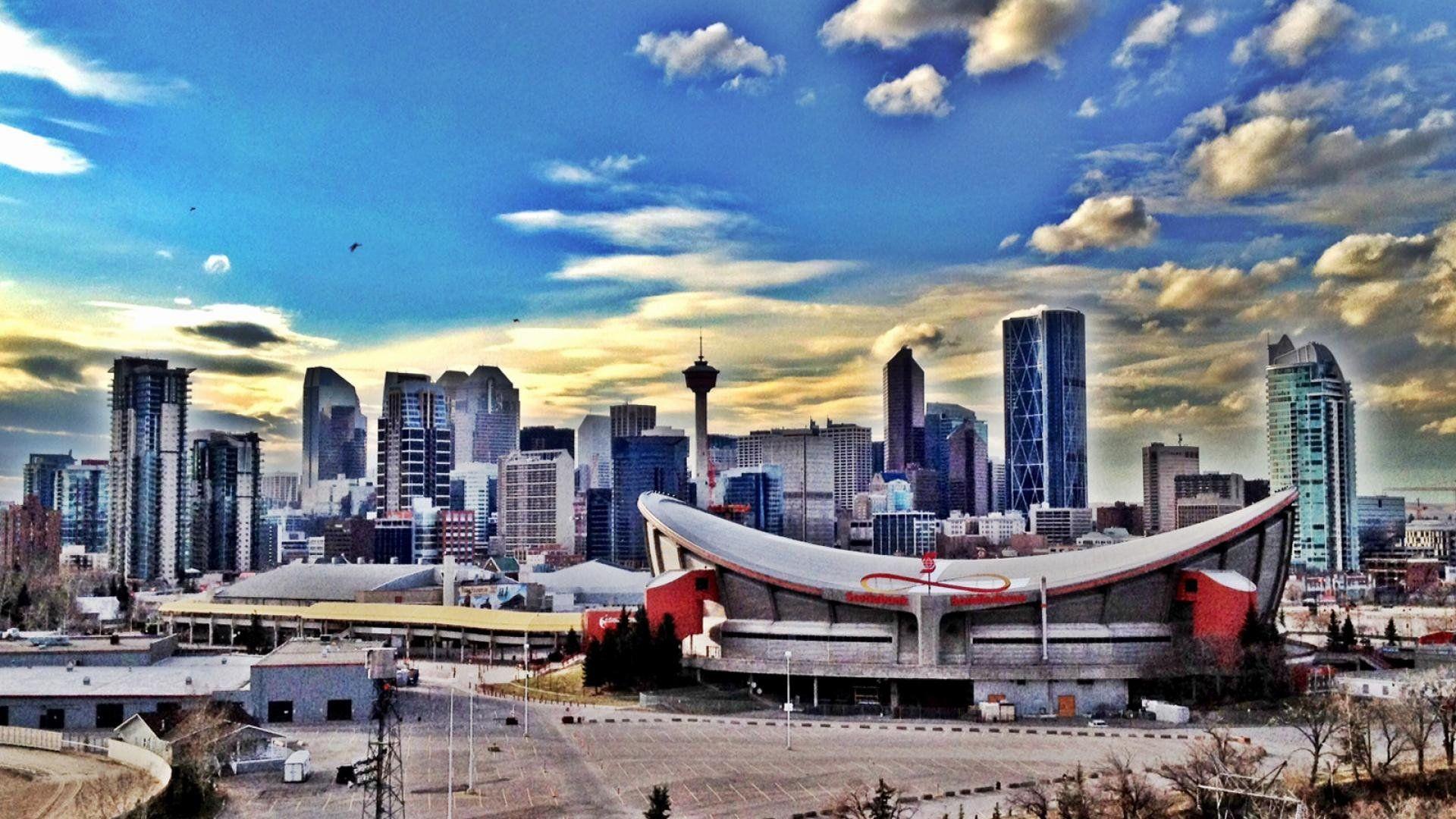 Calgary Skyline Wallpapers - Top Free Calgary Skyline Backgrounds ...