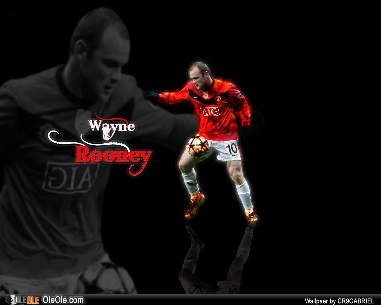1280x1024 Wayne Rooney Football Wallpaper