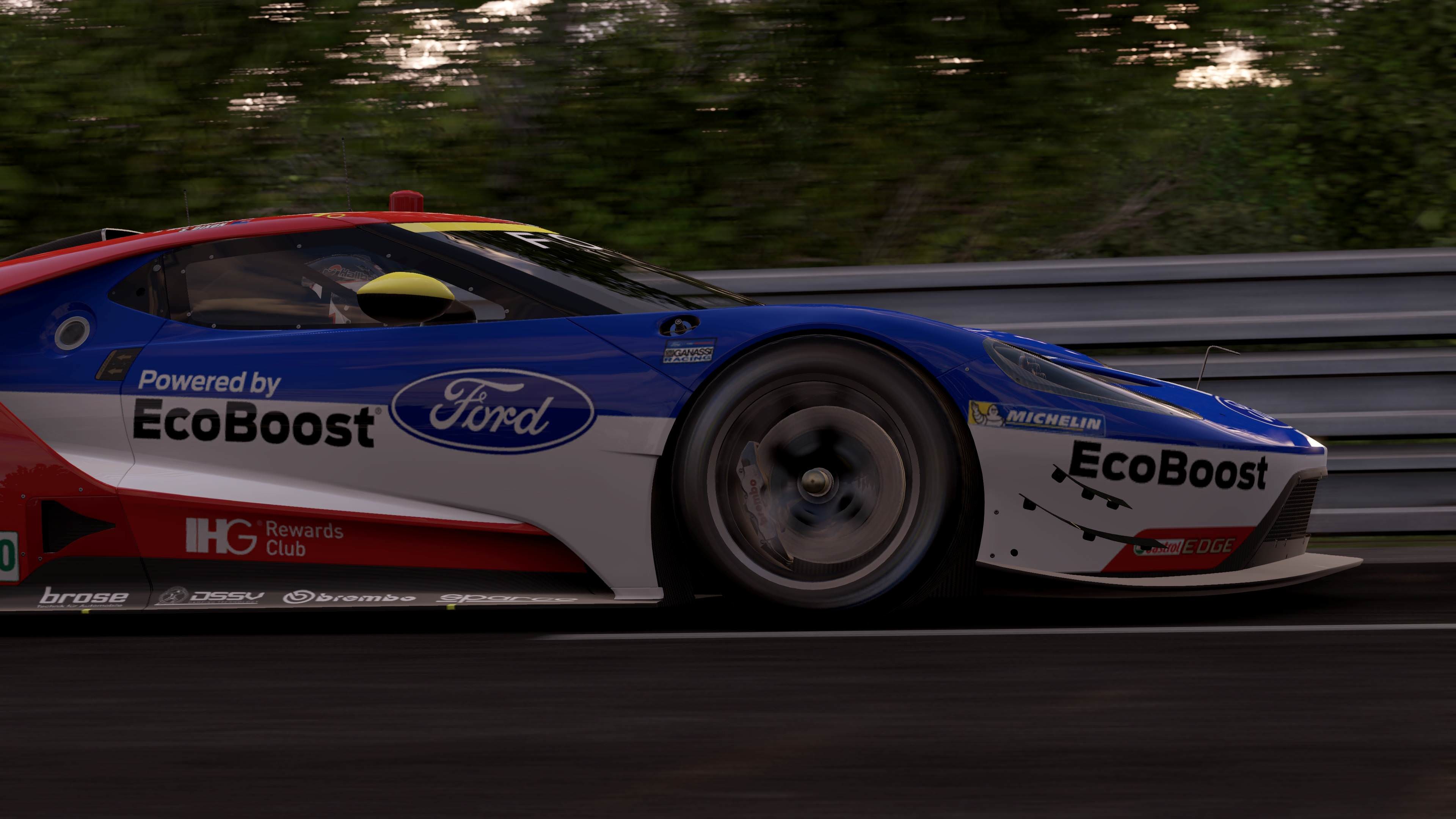 3840x2160 UHD 4K Ford GT GTE Racing Car