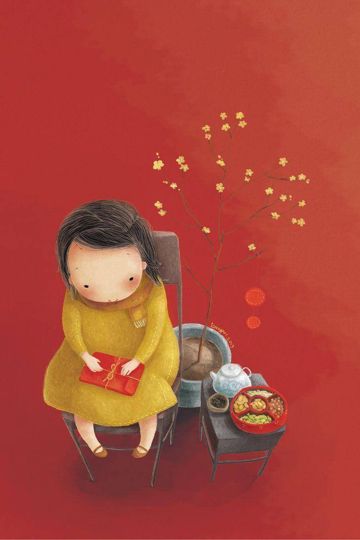 730x1095 LUNAR NEW YEAR by tamypu. Color & Light