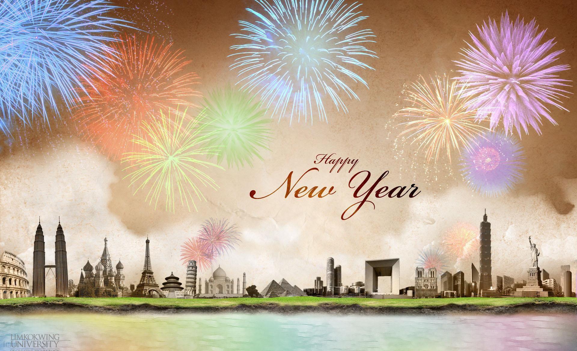 1920x1168 Happy New Year Background