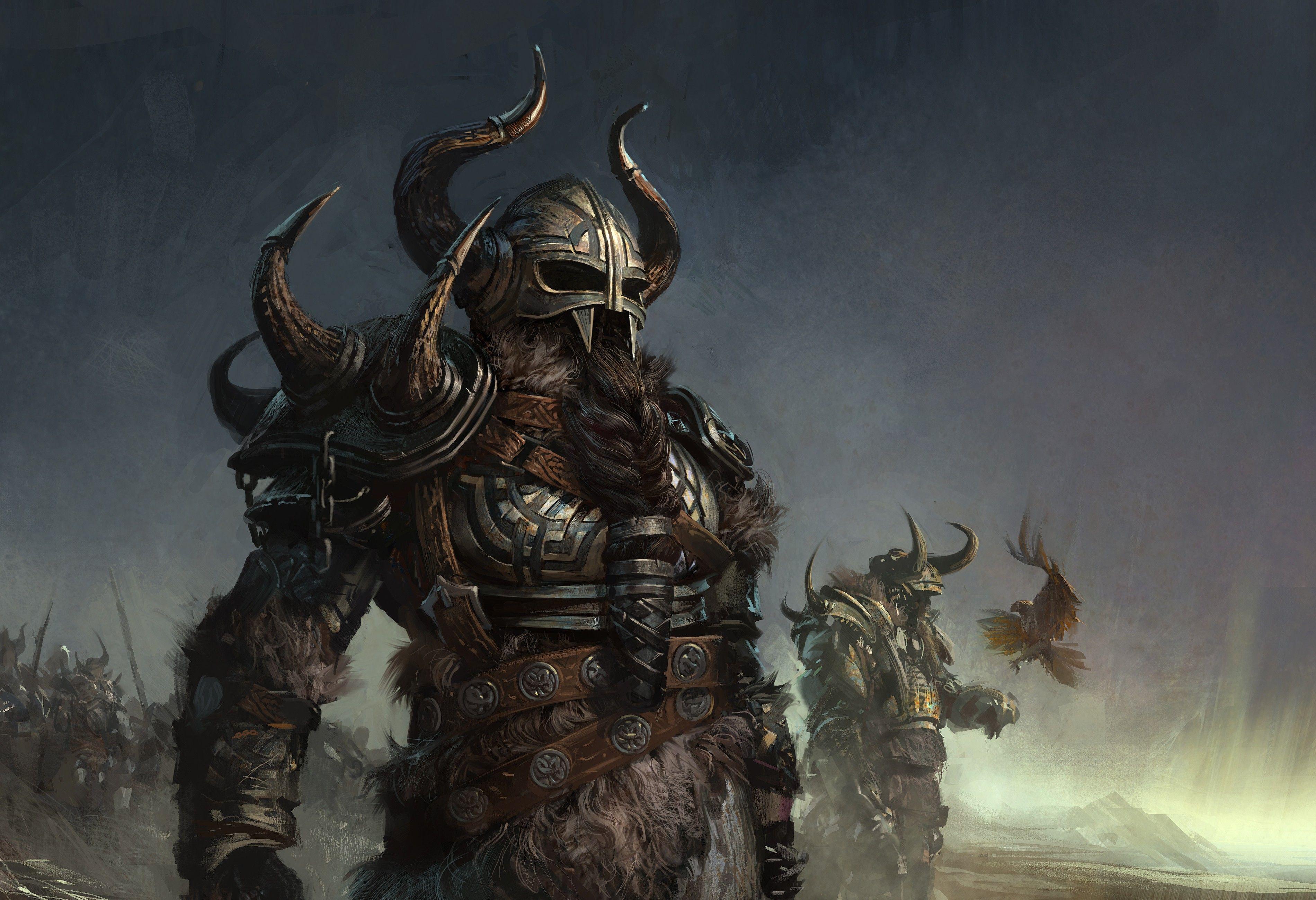 3800x2600 War of the Vikings HD Wallpaper and Background Image