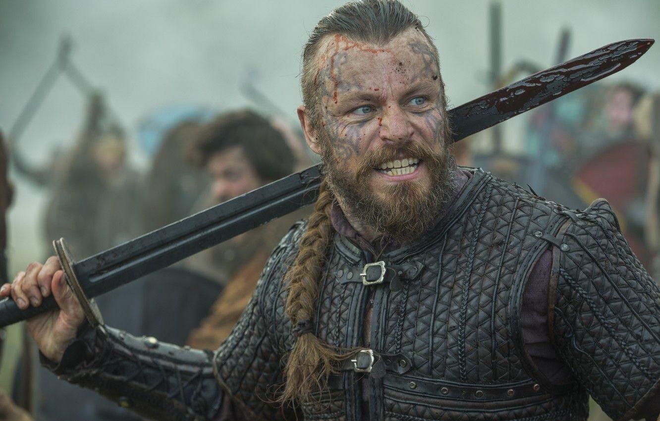 1332x850 Wallpaper actor, men, Vikings, tv series, Peter Franzén