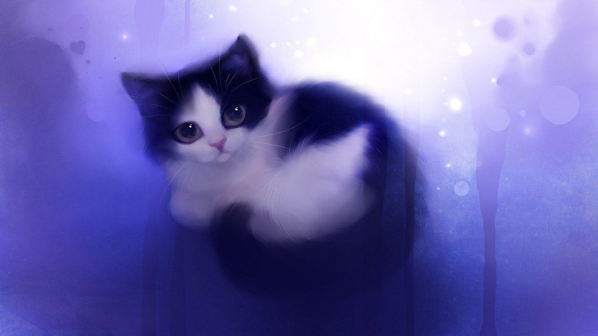 Anime Cat Desktop Wallpapers - Top Free Anime Cat Desktop Backgrounds ...