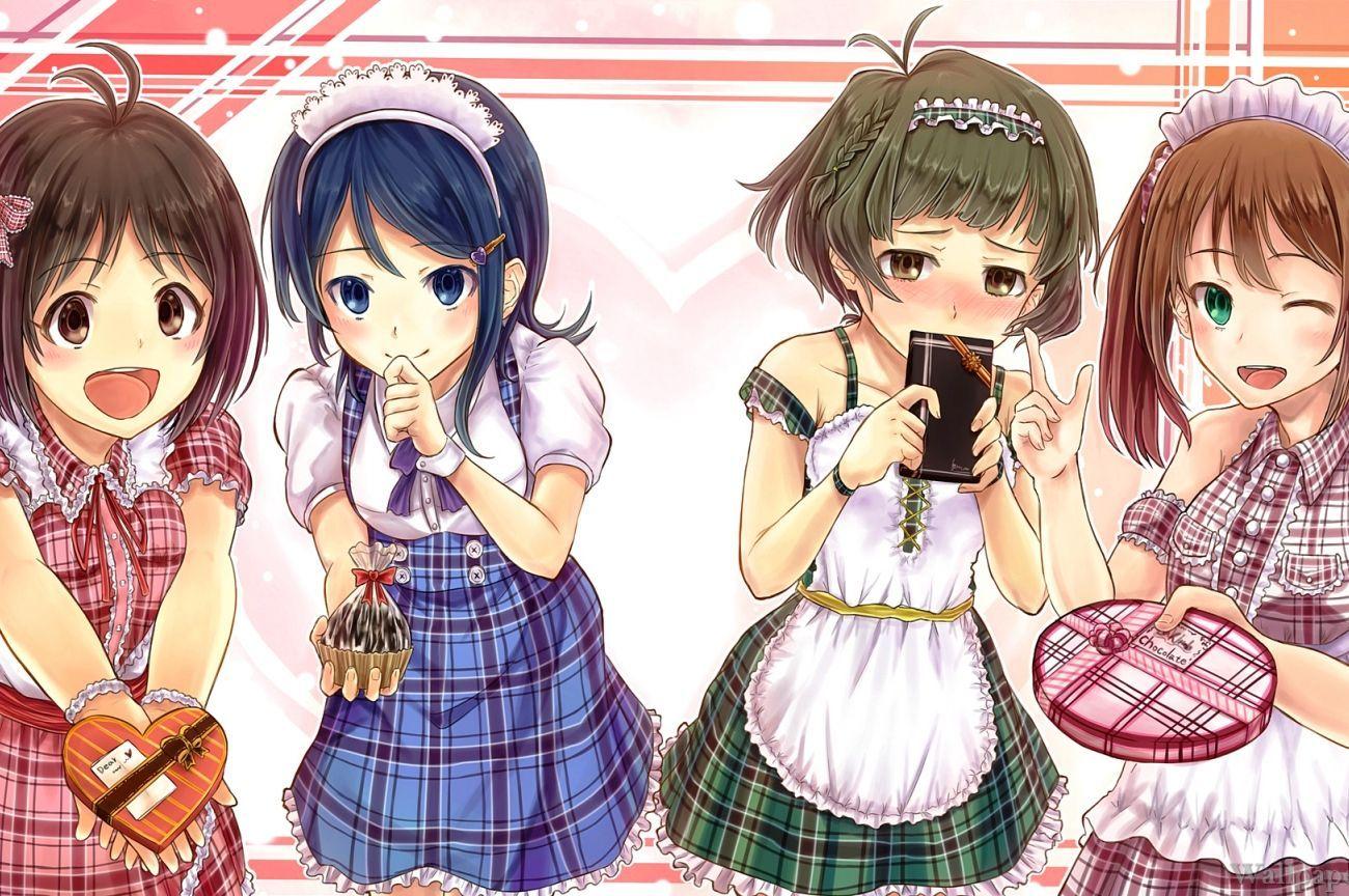 1300x864 Valentine Day Wallpaper Anime Idolm Ster Ryo Akizuki Ai