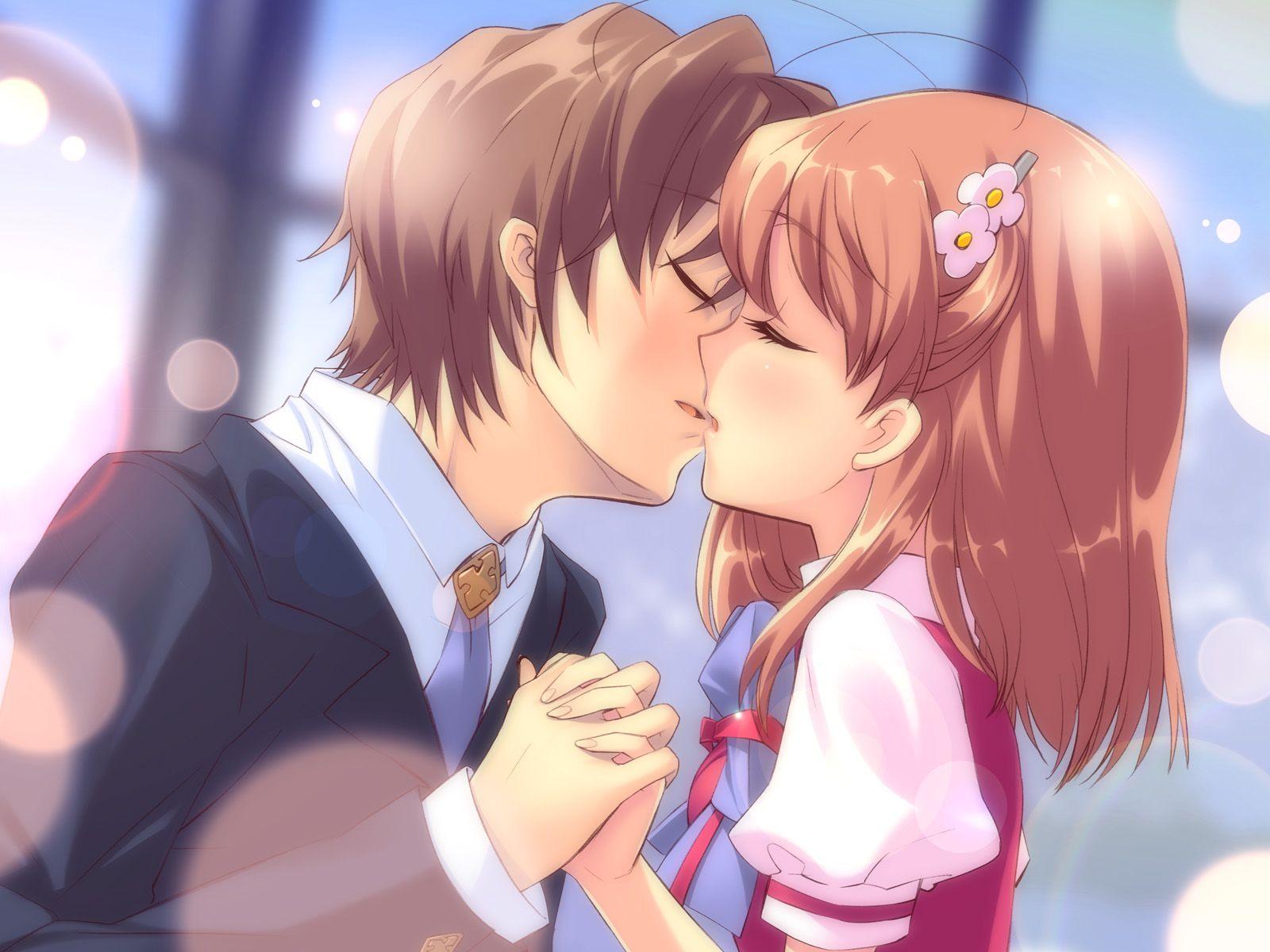 1600x1200 Happy Kiss Day Wallpaper Girl And Boy Kiss, HD