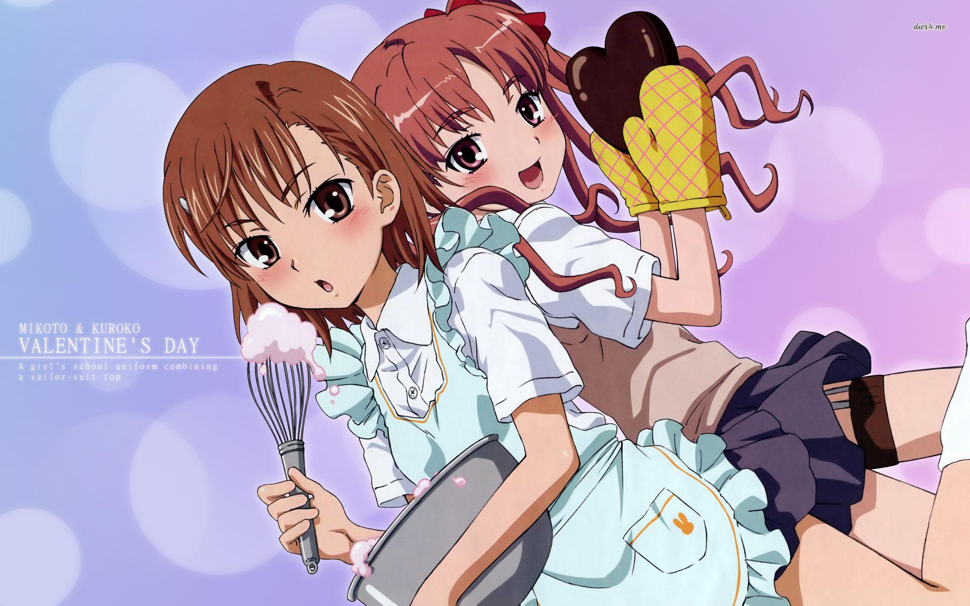 1920x1200 Toaru Majutsu no Index on Valentine's Day wallpaper
