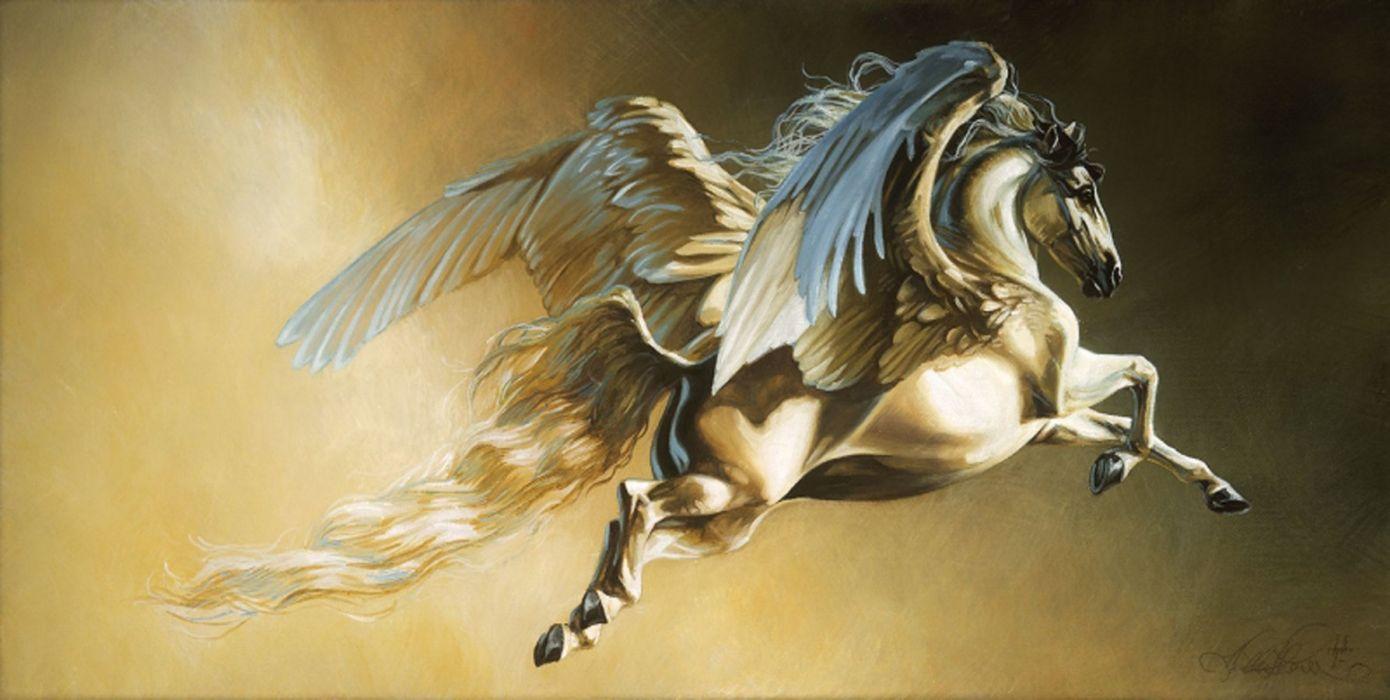 1390x700 Freedom art horse white beautiful animal wings pegasus fantasy fly wallpaperx900