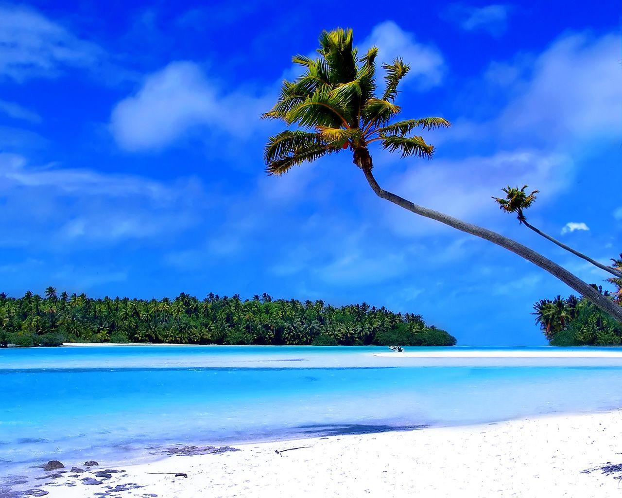1280x1024 picture of beach viewed through a window. Wallpaper Beach
