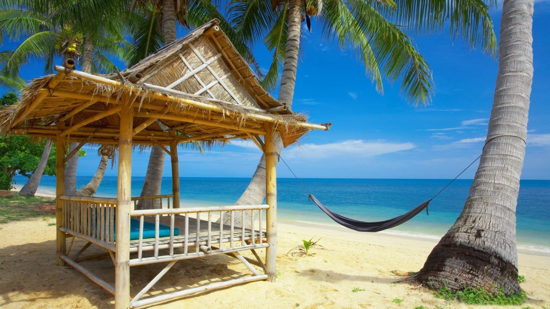 1920x1080 Beautiful Beach Resort HD Wallpaper HD Pic wallpaper at