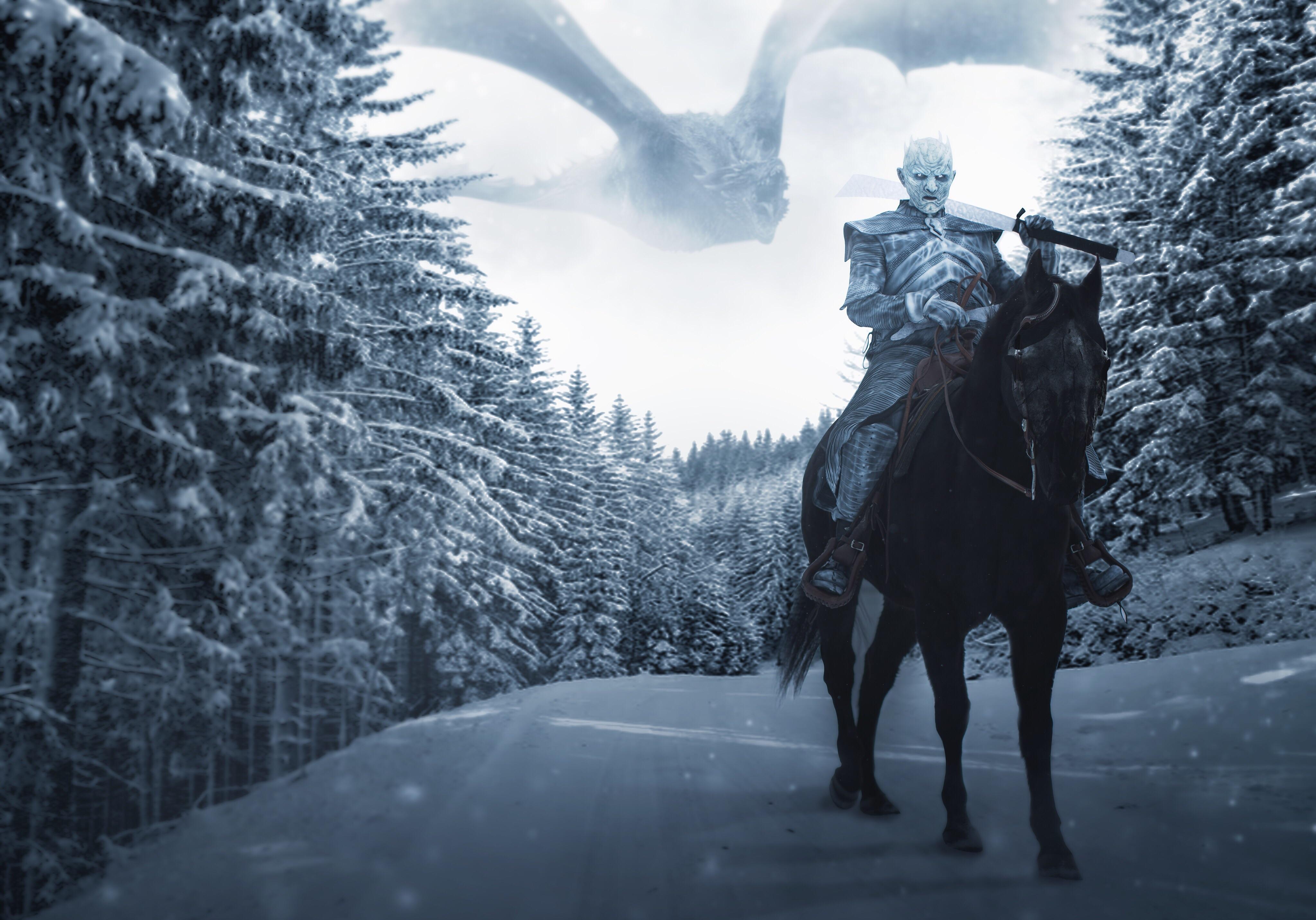 4096x2866 Night King Game Of Thrones Season 8 1280x1024