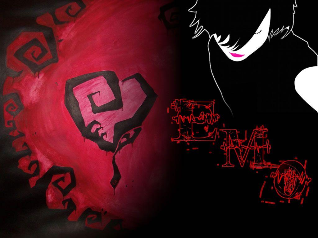 1024x768 The Cool Wallpaper: emo love wallpaper for desktop