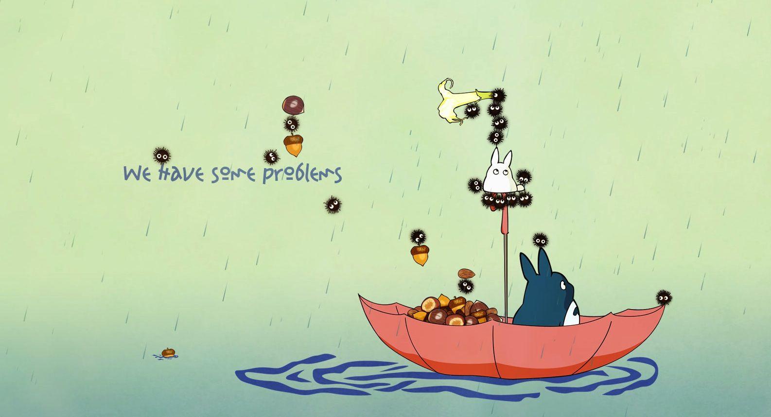 1586x858 My Neighbor Totoro Wallpaper HD. The Life Of A Simply Girl