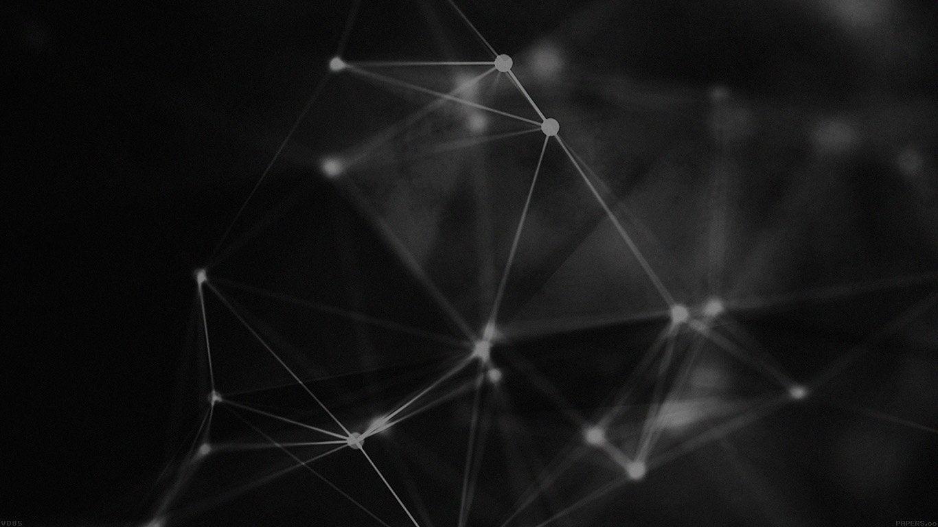 1366x768 Emilwidlund Dark Pattern Abstract Art