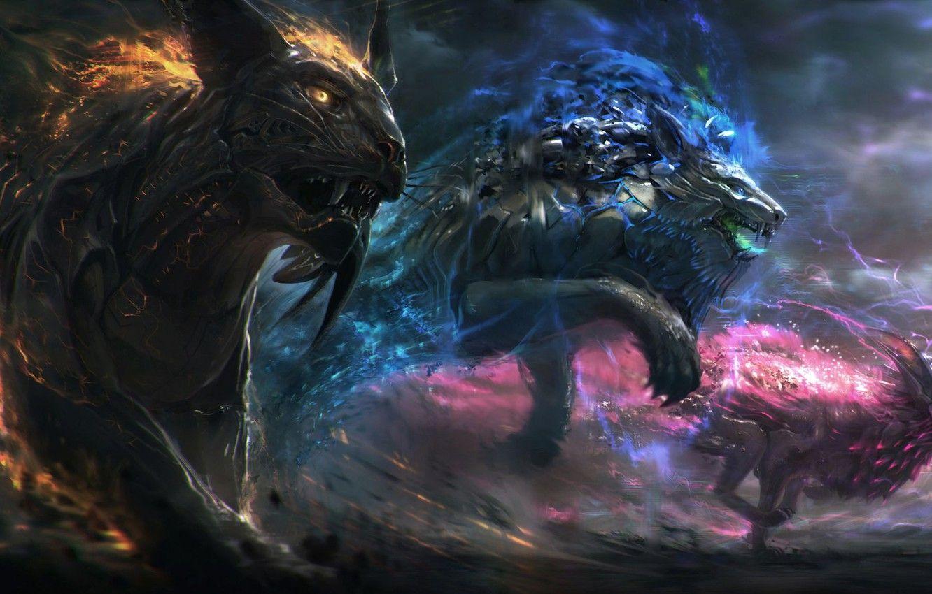 1332x850 Wallpaper colors, colorful, dark, fantasy, digital art, artwork