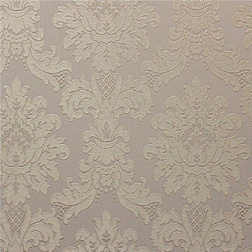 1000x1000 Messina Luxury Damask Pattern Faux Fabric Wallpaper 261003