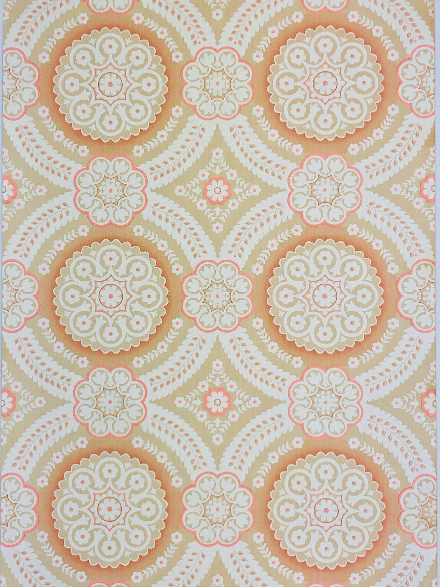 1536x2048 Pink Damask Wallpaper