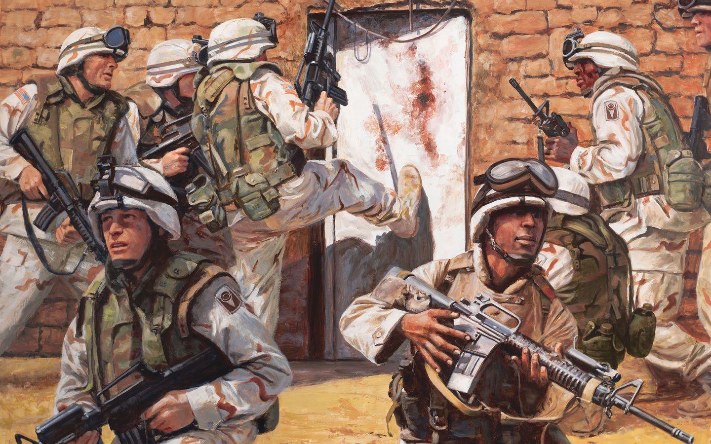 1440x900 US troops in Afghanistanst Century War Art