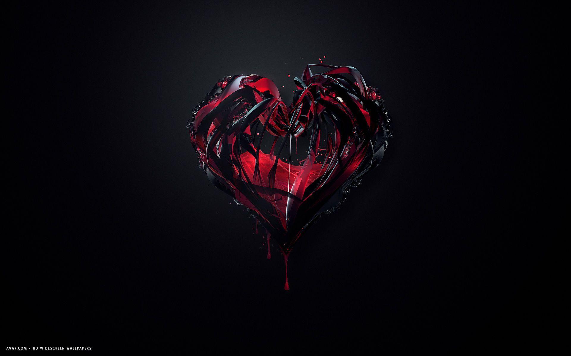 Red and Black Heart Wallpapers - Top Free Red and Black Heart Backgrounds -  WallpaperAccess