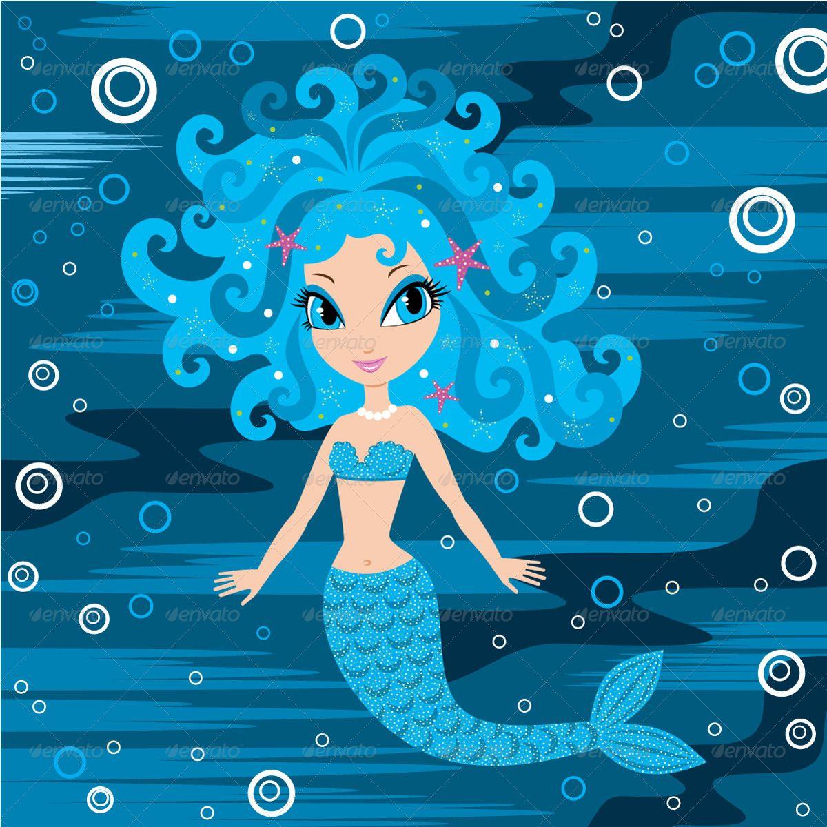 Cartoon Mermaid Wallpapers - Top Free Cartoon Mermaid Backgrounds