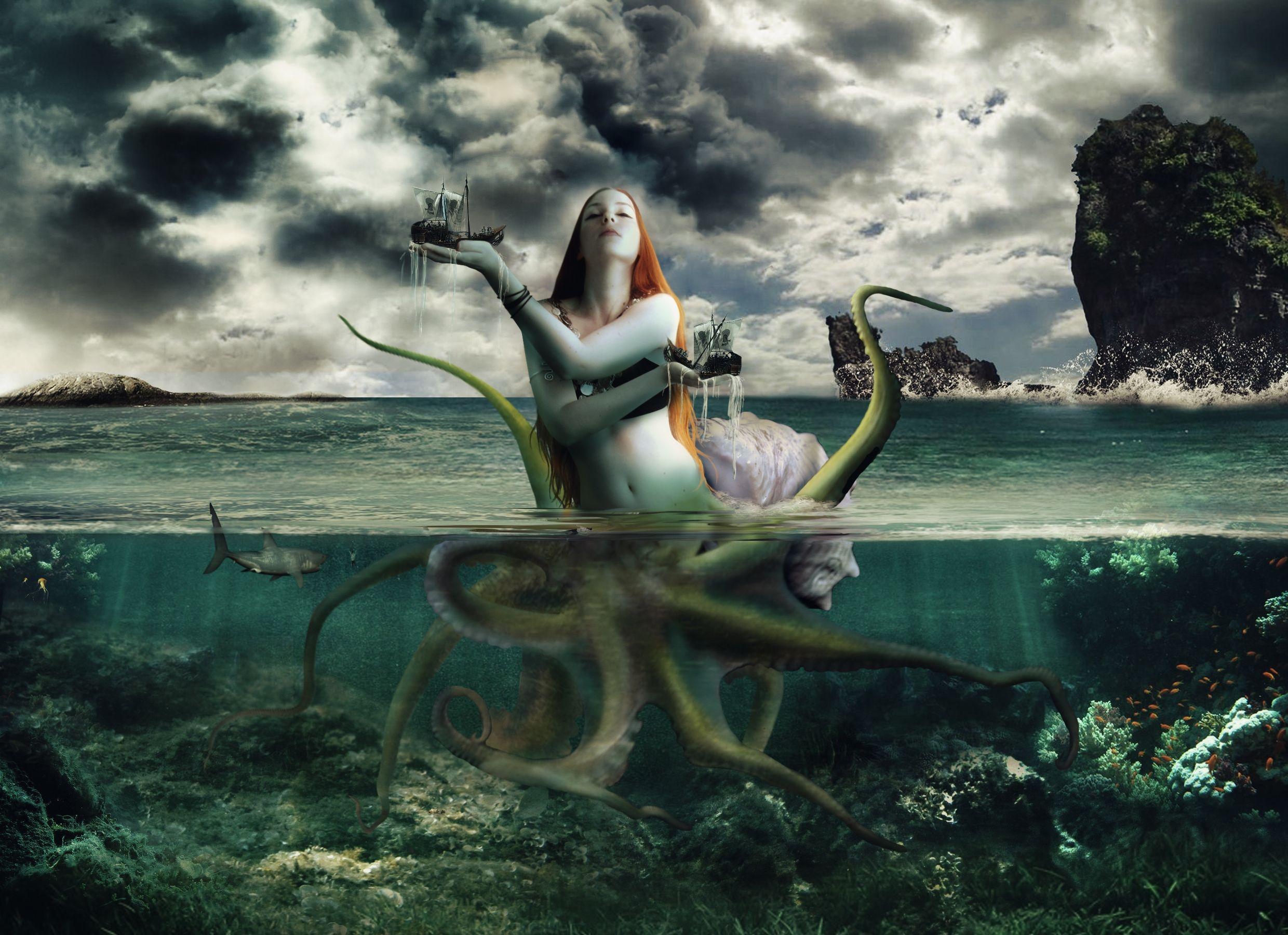 2480x1800 Supernatural Mermaid Wallpaper HD / Desktop and Mobile Background