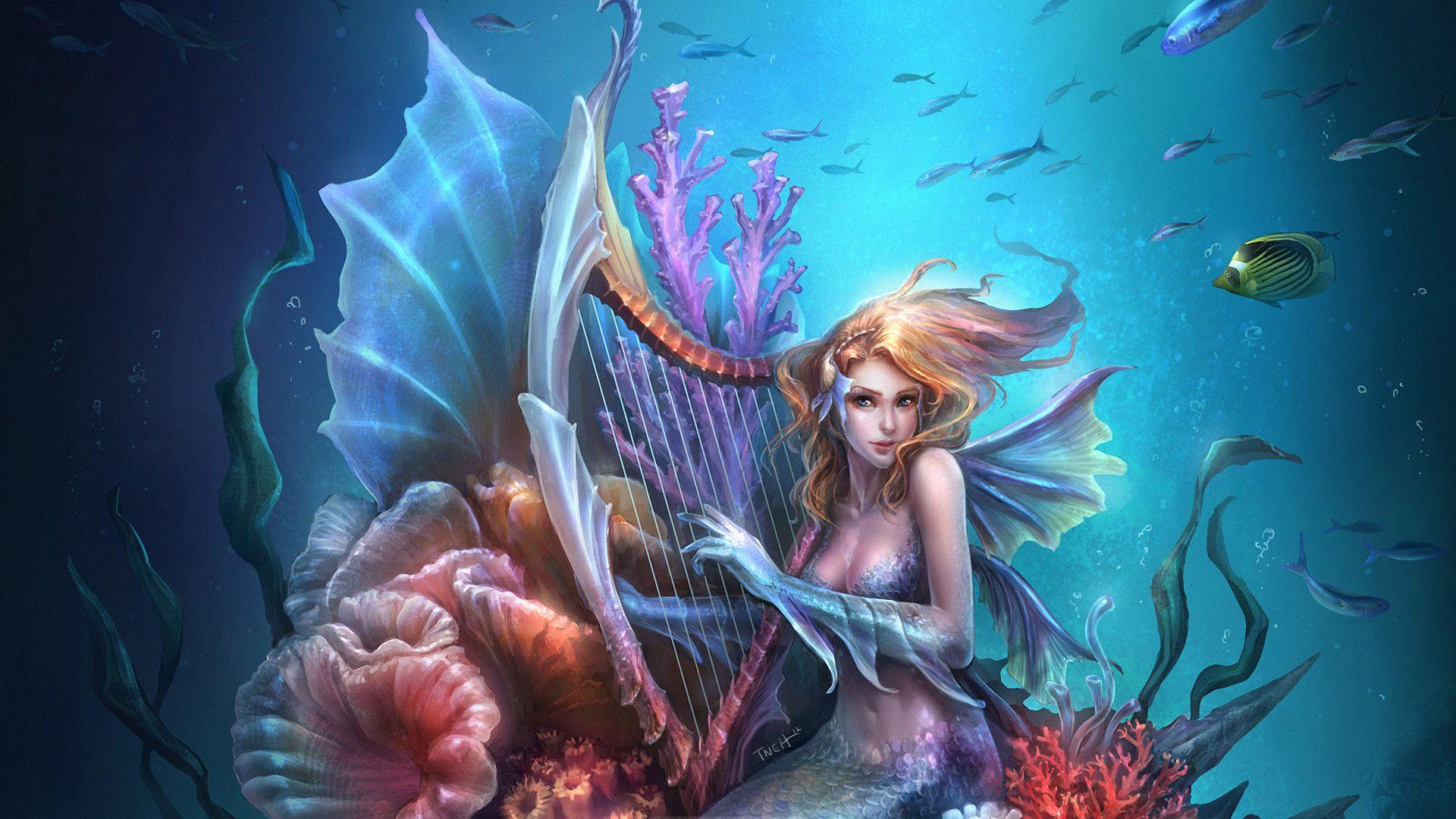 HD Mermaid Wallpapers Top Free HD Mermaid Backgrounds WallpaperAccess